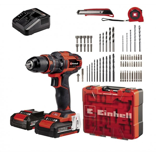 EINHELL DRILL/DRIVER TE-CD 18/40 Li +64 2x2Ah | Einhell EINHELL DRILL/DRIVER TE-CD 18/40 Li +64 2x2Ah | Einhell
