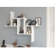 FIESTA hanging shelf 85x15x73.5 cm, white