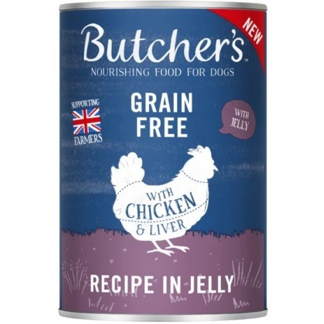 BUTCHER'S Original Mega pack mix pieces in jelly - wet dog food - 6 x 400g BUTCHER'S Original Mega pack mix pieces in jelly - wet dog food - 6 x 400g