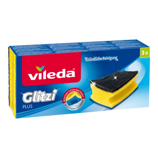 Profiled Sponge Vileda Glitzi Plus 3 pc(s) Profiled Sponge Vileda Glitzi Plus 3 pc(s)