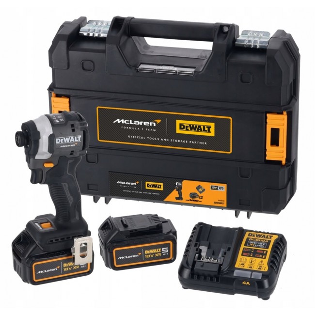 18V XR impact wrench with 2x5Ah batteries McLaren 18V XR impact wrench with 2x5Ah batteries McLaren
