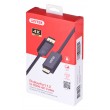 UNITEK CABLE DisplayPort 1.2, HDMI, 4K@60HZ, 1,8M, V1608A UNITEK CABLE DisplayPort 1.2, HDMI, 4K@60HZ, 1,8M, V1608A