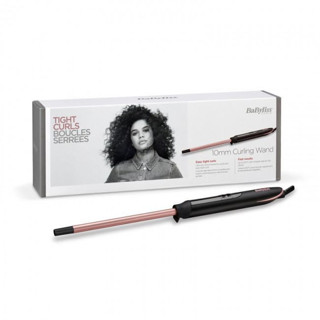 BaByliss C449E Tight Curls Curling wand Warm Black, Copper 2.5 m BaByliss C449E Tight Curls Curling wand Warm Black, Copper 2.5 m