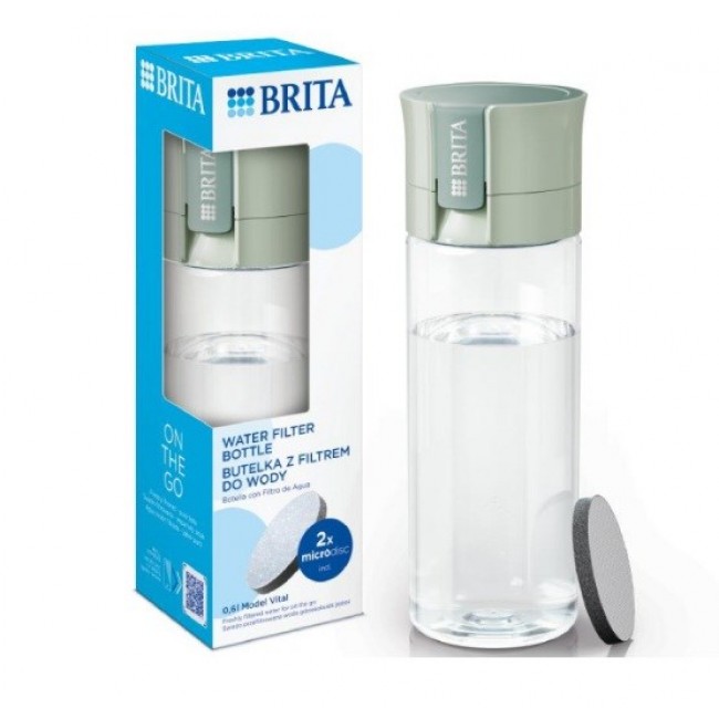 Brita Vital Filtering bottle 0.6 l Pastel green