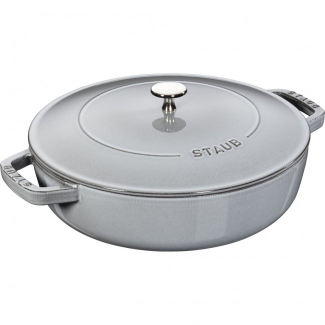 Deep frying pan with lid STAUB 28 cm 40511-470-0 Deep frying pan with lid STAUB 28 cm 40511-470-0