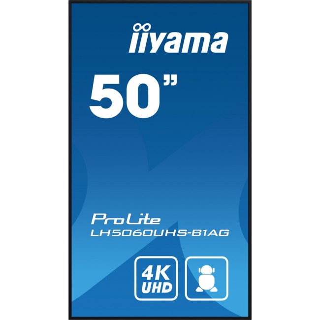 iiyama LH5060UHS-B1AG Signage Display Digital A-board 125.7 cm (49.5 iiyama LH5060UHS-B1AG Signage Display Digital A-board 125.7 cm (49.5