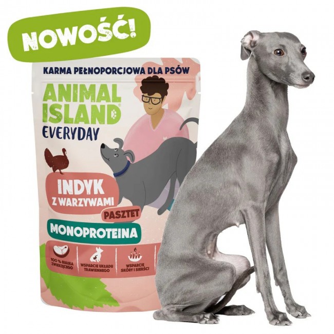 ANIMAL ISLAND Everyday Monoprotein Turkey - wet dog food - 300g