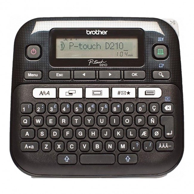 Brother PT-D210VP label printer Thermal transfer 180 x 180 DPI 20 mm/sec QWERTY