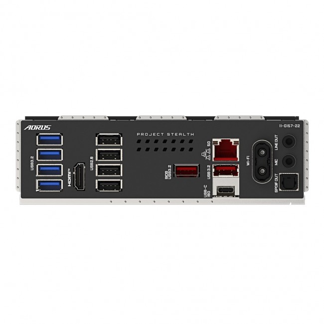 GIGABYTE B850 AORUS STEALTH Motherboard - AMD Ryzen 9000 Series CPUs, 14+2+2 Phases Digital VRM, up to 8200MHz DDR5 (OC), 2xPCIe 5.0 + 2xPCIe 4.0 M.2, WIFI 7, 5 GbE LAN, USB 3.2 Gen 2