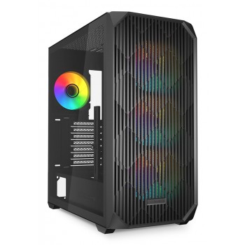 Sharkoon AK3 RGB Midi Tower Black