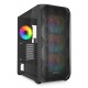 Sharkoon AK3 RGB Midi Tower Black