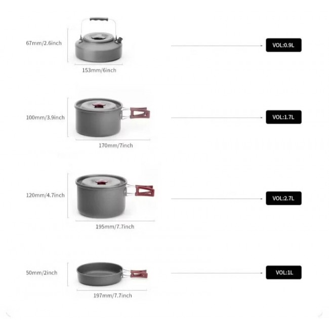 Cookware set fmc-209 FIRE-MAPLE