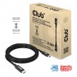 CLUB3D USB4 Gen3x2 Type-C Bi-Directional Cable 8K60Hz or 4K120Hz, Data 40Gbps, PD 240W(48V/5A) EPR M/M 3m / 9.84ft CLUB3D USB4 Gen3x2 Type-C Bi-Directional Cable 8K60Hz or 4K120Hz, Data 40Gbps, PD 240W(48V/5A) EPR M/M 3m / 9.84ft