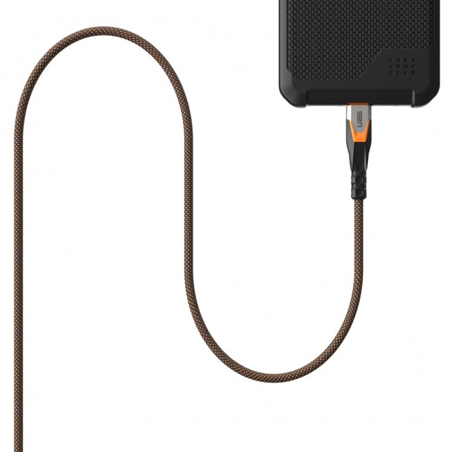 Urban Armor Gear 9B4415114097 USB cable USB 3.2 Gen 2x2 0.75 m USB C Black, Orange