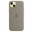 Apple iPhone 15 Plus Silicone Case with MagSafe - Clay