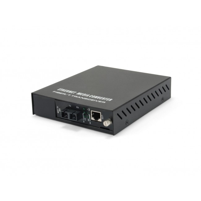 LevelOne RJ45 to SC Managed Fast Ethernet Media Converter, Multi-Mode Fiber