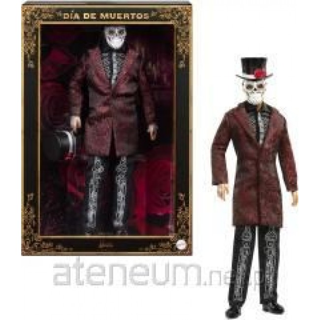 Barbie Signature 2026 D a De Muertos Doll in Knee Length Jacket and Removable Calavera Mask and Hat