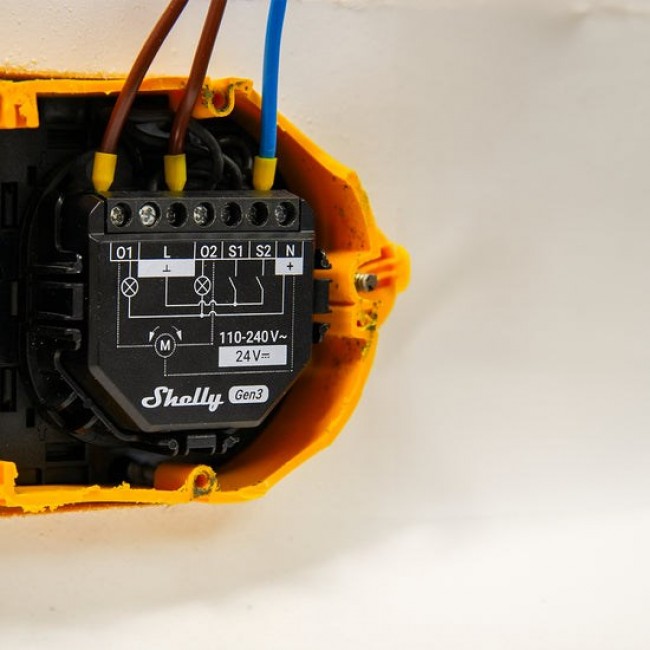 Shelly 2PM Gen3 Smart switch 2P Black Shelly 2PM Gen3 Smart switch 2P Black