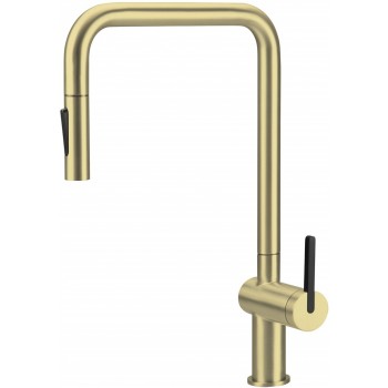 Kitchen faucet with pull-out spout