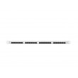 LANBERG PATCH PANEL 24 PORT 0.5U CAT.6 UTP GRAY
