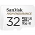 SanDisk High Endurance memory card 32 GB MicroSDHC UHS-I Class 10
