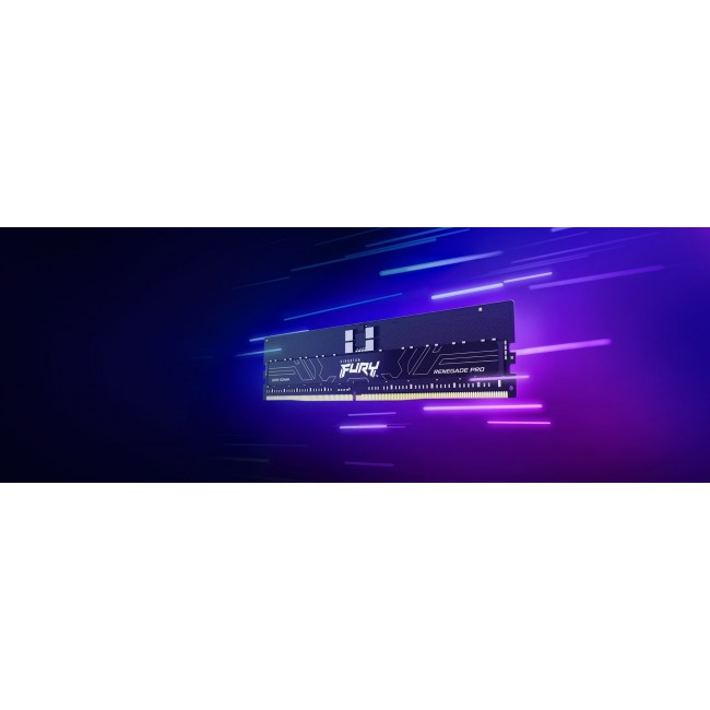 Kingston Technology FURY 128GB 6400MT/s DDR5 ECC Reg CL32 DIMM (Kit of 4) Renegade Pro XMP Kingston Technology FURY 128GB 6400MT/s DDR5 ECC Reg CL32 DIMM (Kit of 4) Renegade Pro XMP
