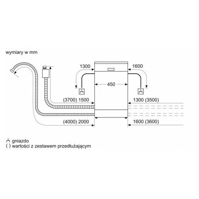 Freestanding dishwasher BOSCH SPS4EKI24E Freestanding dishwasher BOSCH SPS4EKI24E
