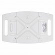 Rectangular shower stool with height adjustment Rectangular shower stool with height adjustment
