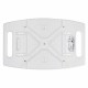 Rectangular shower stool with height adjustment Rectangular shower stool with height adjustment