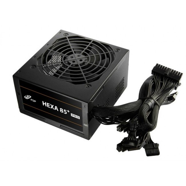 FSP HEXA 85+ PRO 650W power supply unit 20+4 pin ATX ATX Black FSP HEXA 85+ PRO 650W power supply unit 20+4 pin ATX ATX Black