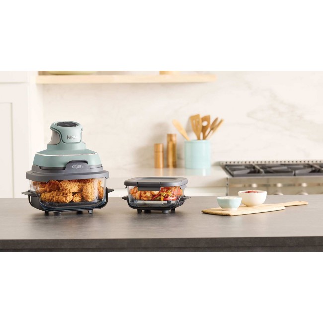 Ninja CRISPi Single 3.8 L 1700 W Hot air fryer Green, Grey, Transparent