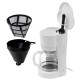 Adler AD 4383w Drip coffee maker for ground coffee 1.5 L white