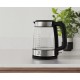 Electrolux E4GK1-4GB electric kettle 1.7 L 2200 W Black, Stainless steel, Transparent