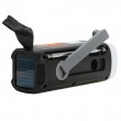 Adler AD 1920 Emergency radio Solar panel / Crank / Powerbank 4500 mAh Black