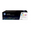 HP 128A 3-pack Cyan/Magenta/Yellow Original LaserJet Toner Cartridges HP 128A 3-pack Cyan/Magenta/Yellow Original LaserJet Toner Cartridges
