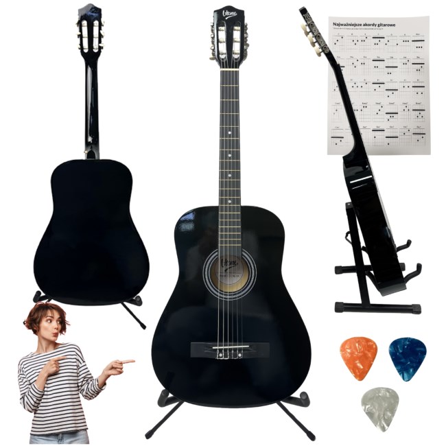 V-TONE BCG BK - classical guitar 4/4, black