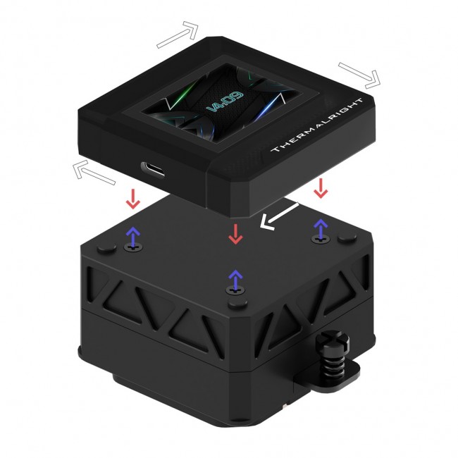 Thermalright Frozen Warframe 360 SE Processor All-in-one liquid cooler 12 cm Black 1 pc(s)