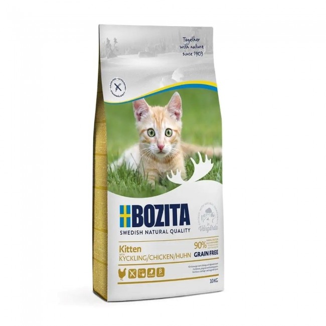 BOZITA Kitten Grain Free Chicken dry kitten food 10 kg