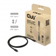 CLUB3D Thunderbolt 5 Certified 8K240Hz Data 80/120 Gbps EPR 240 Watt Cable M/M 1m / 3.28ft