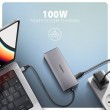 Axagon HMC-6G2L USB 10Gbps hub, 2x USB-A, 1x USB-C, HDMI 4k/60Hz, RJ-45, PD 100W