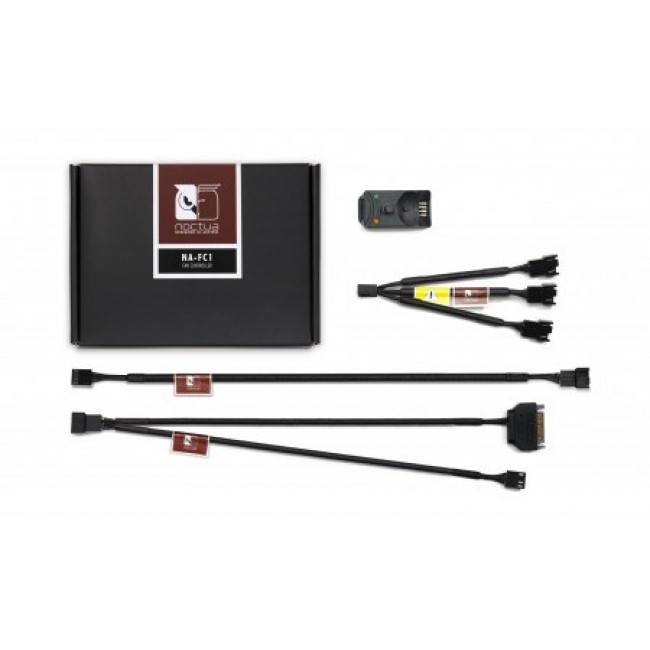 Noctua NA-FC1 fan speed controller 3 channels Black Noctua NA-FC1 fan speed controller 3 channels Black