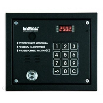Laskomex CP-2503TP black Audio panel with key reader 