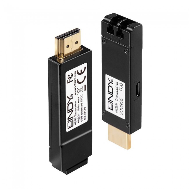 Lindy 300m Fibre Optic HDMI 4K30 Extender Lindy 300m Fibre Optic HDMI 4K30 Extender