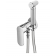 Concealed bidet mixer with bidetta shower head Concealed bidet mixer with bidetta shower head