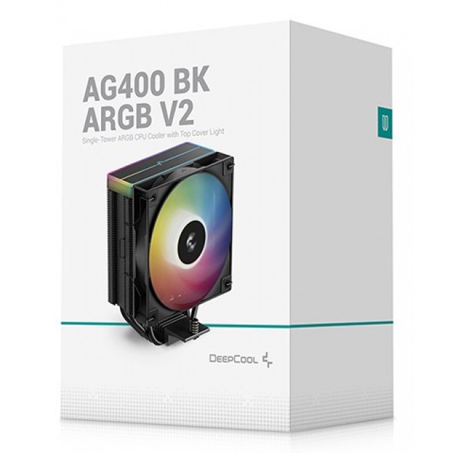 DeepCool AG400 BK ARGB V2 Chipset Fan 12 cm Black 1 pc(s)