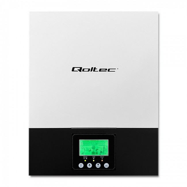 Qoltec 3KVA Hybrid Off-Grid Solar Inverter | 2.4kW | 80A | MPPT | Sine