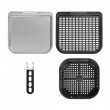 GreenBlue AIR FRYER Oil-Free Air Fryer, 1800W, 10L capacity, 8 programs, accessories, timer, GB950