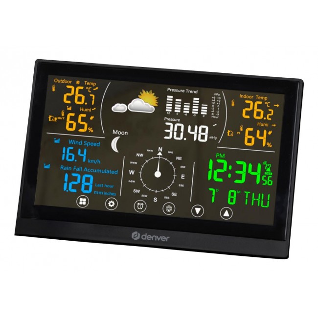 Denver WS-650 digital weather station White AC/Battery