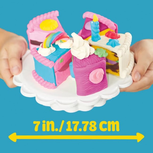 Play-Doh Super Slice Cake Play Kitchen Set Modeling clay playset 624 g Multicolour