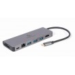 Gembird A-CM-COMBO5-05 USB Type-C 5-in-1 multi-port adapter (Hub + HDMI + PD + card reader + LAN) Gembird A-CM-COMBO5-05 USB Type-C 5-in-1 multi-port adapter (Hub + HDMI + PD + card reader + LAN)